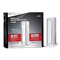 ARRIS SURFboard AC1750 DOCSIS 3.0 Cable Modem Router (SBG6782) Certified with Comcast Xfinity, Time Warner Cable, Charter, Cox, Cablevision, and more (Retail Packaging White)