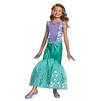 Princess Ariel Costume for Girls, Official Disney Princess Costume Outfit