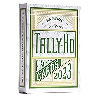 Tally-Ho Bamboo Plant Special Edition Playing Cards, Cardistry Playing Cards, 1 Deck, Green