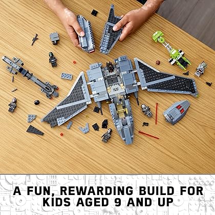 LEGO Star Wars The Bad Batch Attack Shuttle 75314 Awesome Toy Building Kit with 5 Minifigures; New 2021 (969 Pieces)