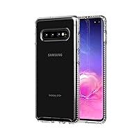 Tech21 Protective Samsung Galaxy S10 Plus Case Ultra Thin Back Cover with BulletShield Protection - Pure Clear - Transparent