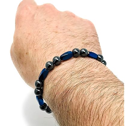 HIGHPOWER Magnetic Hematite Bracelet for Natural Pain Relief and Weight Loss