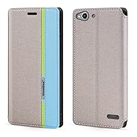 Vodafone Smart Ultra 6 Case, Fashion Multicolor Magnetic Closure Leather Flip Case Cover with Card Holder for Vodafone Smart Ultra 6 (5.5”)
