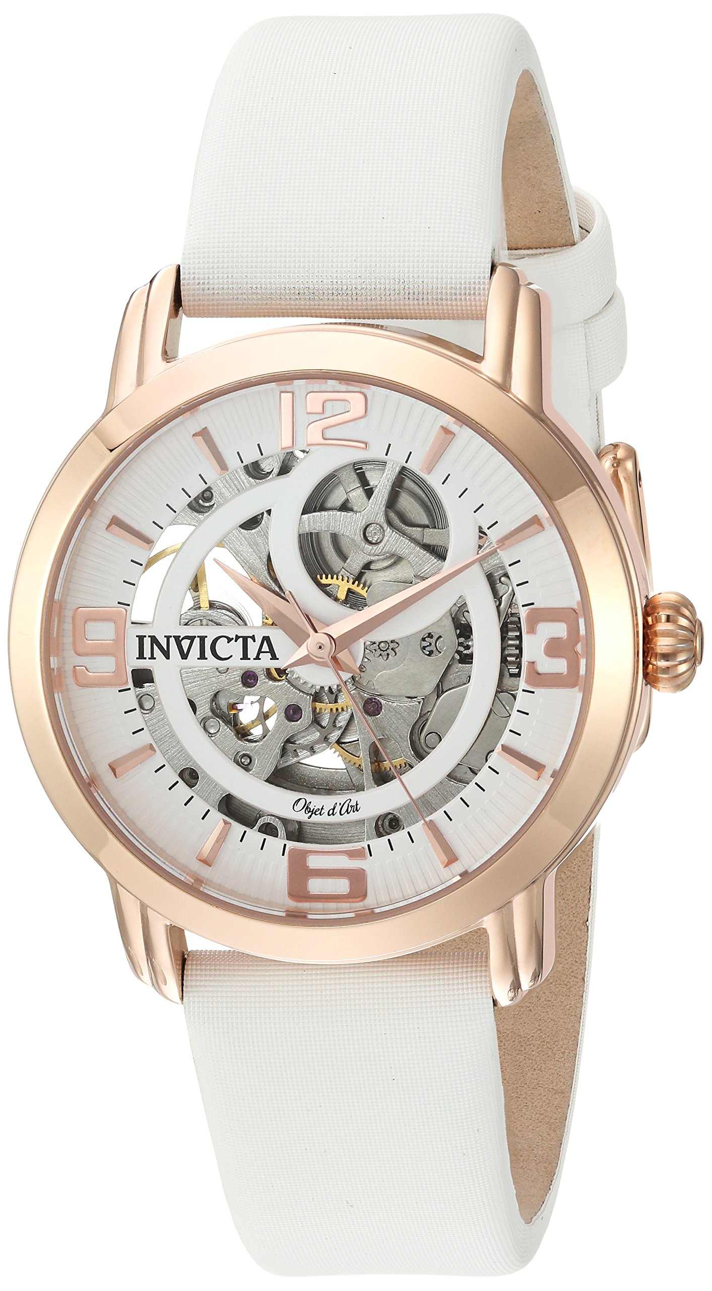 Invicta Women's 22655 Objet d'Art Analog Display Automatic Self Wind White Watch
