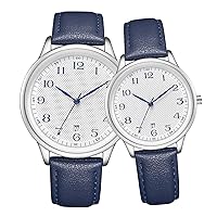 CIVO Watches for Women Men Leather: Analogue Waterproof Wrist Watch Stylish Quartz Couple Watches, Gifts for Women Men