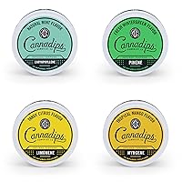 Terpene Infused Nicotine-Free Dip Pouches | 4-Can Pack | Made in USA (Variety Pack)