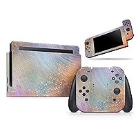Compatible with Nintendo DSi XL - Skin Decal Scratch-Resistant Removable Vinyl Wrap Cover - The Swirling Tie-Dye Scratched Surface