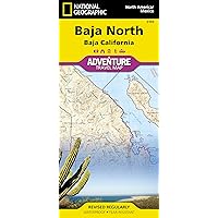 Baja North: Baja California Map [Mexico] (National Geographic Adventure Map, 3103)