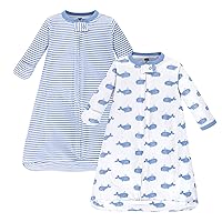 Unisex Baby Cotton Long-Sleeve Wearable Sleeping Bag, Sack, Blanket