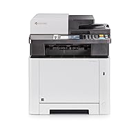 KYOCERA ECOSYS M5526cdw All-in-One Color Laser Printer (Print/Copy/Scan/Fax), 27 ppm, Up to Fine 1200 dpi, Gigabit Ethernet, Wireless & Wi-Fi Direct, Standard Duplex, 4.3in Touchscreen Panel, 512 MB