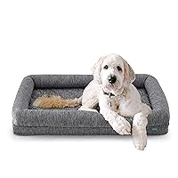 Newton Orthopedic Pet Bed - Washable Dog Bed for Large Dogs, Puppy Bed, Crate Bed, with Removable & Breathable Dog Bed Cover, Comfy & Durable Dog Bed for Small to Large Dogs, Dog Essentials, Large