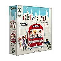 IELLO: Get On Board: New York & London, A Flip & Write Game, Clever & Original, 30 Minute Play Time, 2 to 5 Players, for Ages 8 and Up