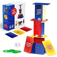 The Tower of Self Esteem, CBT Play Therapy Game for Kids, Teens | Tools to Boost Social Skills, Creativity, Emotion Regulation, Mindfulness - Used by Therapists, Counselors and Parents