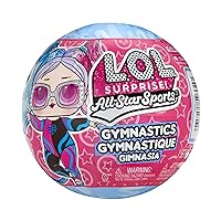 LOL Surprise All Star Sports Gymnastics with Collectible Doll, 8 Surprises, Gymnastics Theme, Balance Beam Ball, Sports Doll, Great Gift, Limited Edition Doll