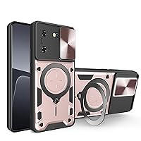 Case Compatible with Tecon Pova 5 Case,Case Compatible with Tecon Pova 5 NFC,with Slide Camera Lens Cover Case Compatible with Tecon Pova 5 LH7n Case Pink