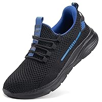 Steel Toe Shoes for Men Women Comfortable Breathable Safety Work Shoes Lightweight Indestructible Puncture Proof Work Sneakers