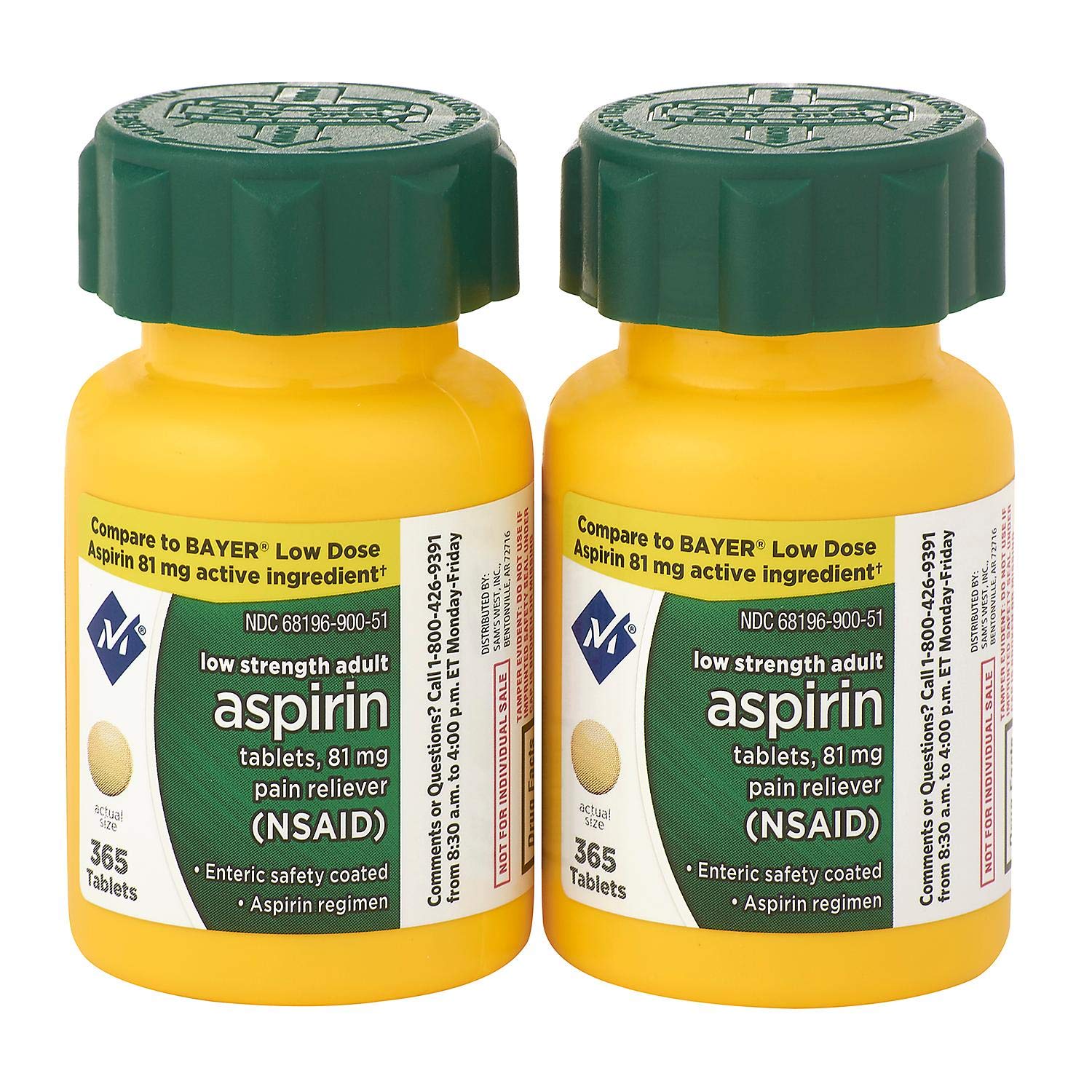 Mua Member's Mark 81 mg Low Strength Aspirin (730 ct.) trên Amazon Mỹ chính  hãng 2023 | Giaonhan247