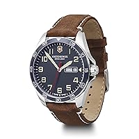 Victorinox FieldForce Men's Watch Analogue Quartz Watch 100M Water Resistant Case Diameter 42mm Band 21mm