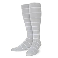 Nylon Knee High Socks - 15-20mmHg Graduated Compression Socks - Soft & Breathable Support Unisex Socks