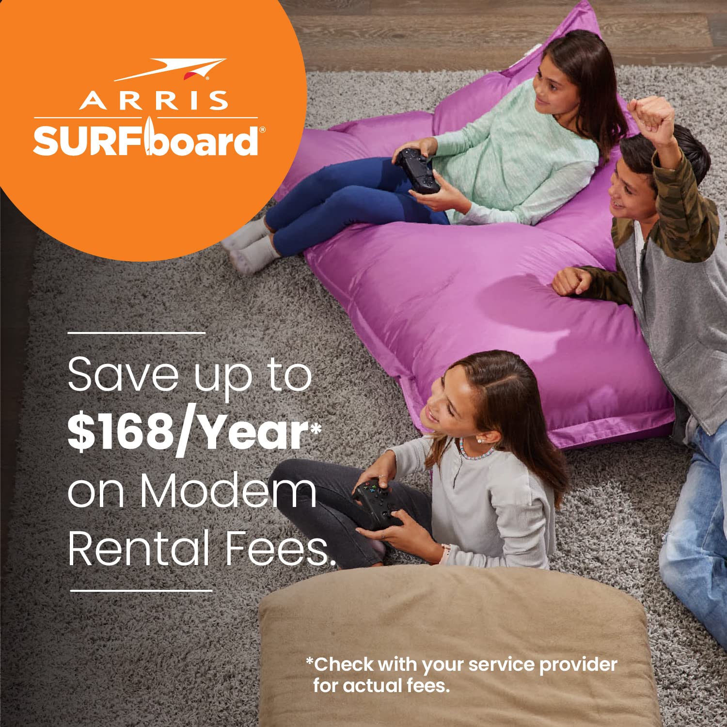 ARRIS Surfboard SBG8300 DOCSIS 3.1 Gigabit Cable Modem & AC2350 Wi-Fi Router & Roku Express (New) | HD Roku Streaming Device with Simple Remote (no TV Controls), Free & Live TV