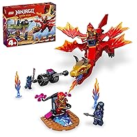 LEGO NINJAGO Kai’s Source Dragon Battle Adventure Playset with Buildable Model and 4 Posable Ninja Action Figures, Toddler Ninja Toy, Ninja Gift Idea for Kids, Boys and Girls Ages 4 and Up, 71815