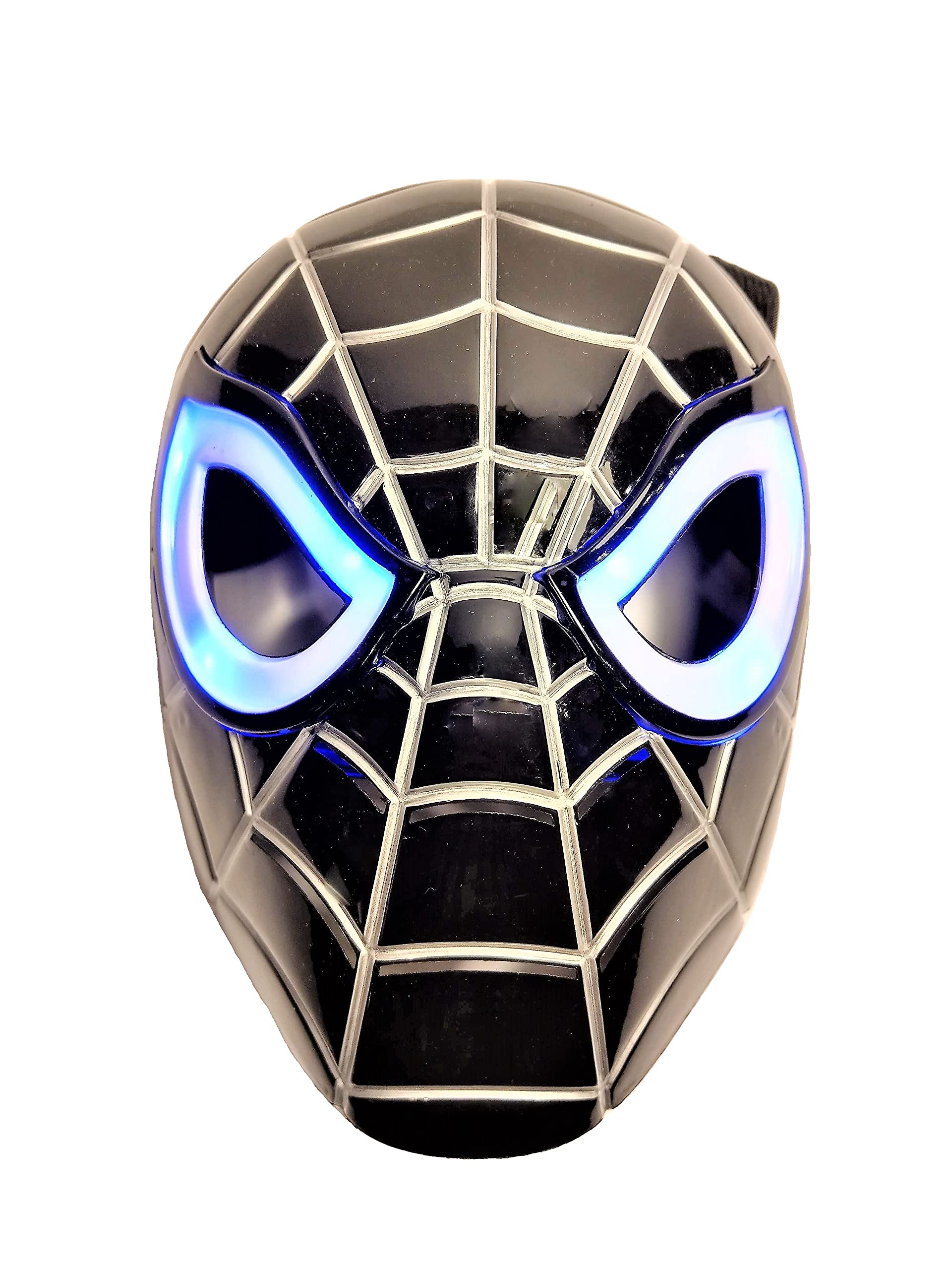 Mua Black Spiderman Mask / Venom Mask with LED Eyes that Light Up!  (Batteries Included) trên Amazon Mỹ chính hãng 2023 | Fado