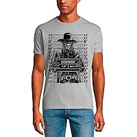 Men's Graphic T-Shirt Anonymous Mugshot Eco-Friendly Limited Edition Short Sleeve Tee-Shirt Vintage Birthday
