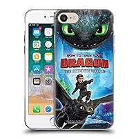 Head Case Designs Officially Licensed How to Train Your Dragon Hiccup & Toothless III The Hidden World Soft Gel Case Compatible with Apple iPhone 7/8 / SE 2020 & 2022