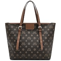 LAORENTOU Handbag for Women Tote Bag Vegan Leather Purses Lady Shoulder Handbag Large Capacity Casual Retro Portable