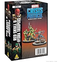 Marvel Crisis Protocol Red Skull & Hydra Troopers Character Pack | Miniatures | Strategy Game | Ages 14+ | 2 Players | Average Playtime 90 Minutes | Made by Atomic Mass Games, Multicolor (CP74EN)