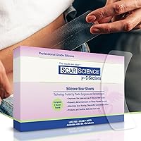 Combo Pack for C-Section Recovery - 8 Silicone Scar Strips and Silicone Gel Scar Diminishing Serum, 18ml