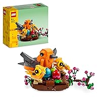 Bird’s Nest Building Toy Kit, Seasonal Display for a Table or Shelf, Fun Build for Kids Ages 9 and Up, 40639