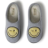 Dearfoams Smile Icon Retro Preppy Men's & Women's Slipper