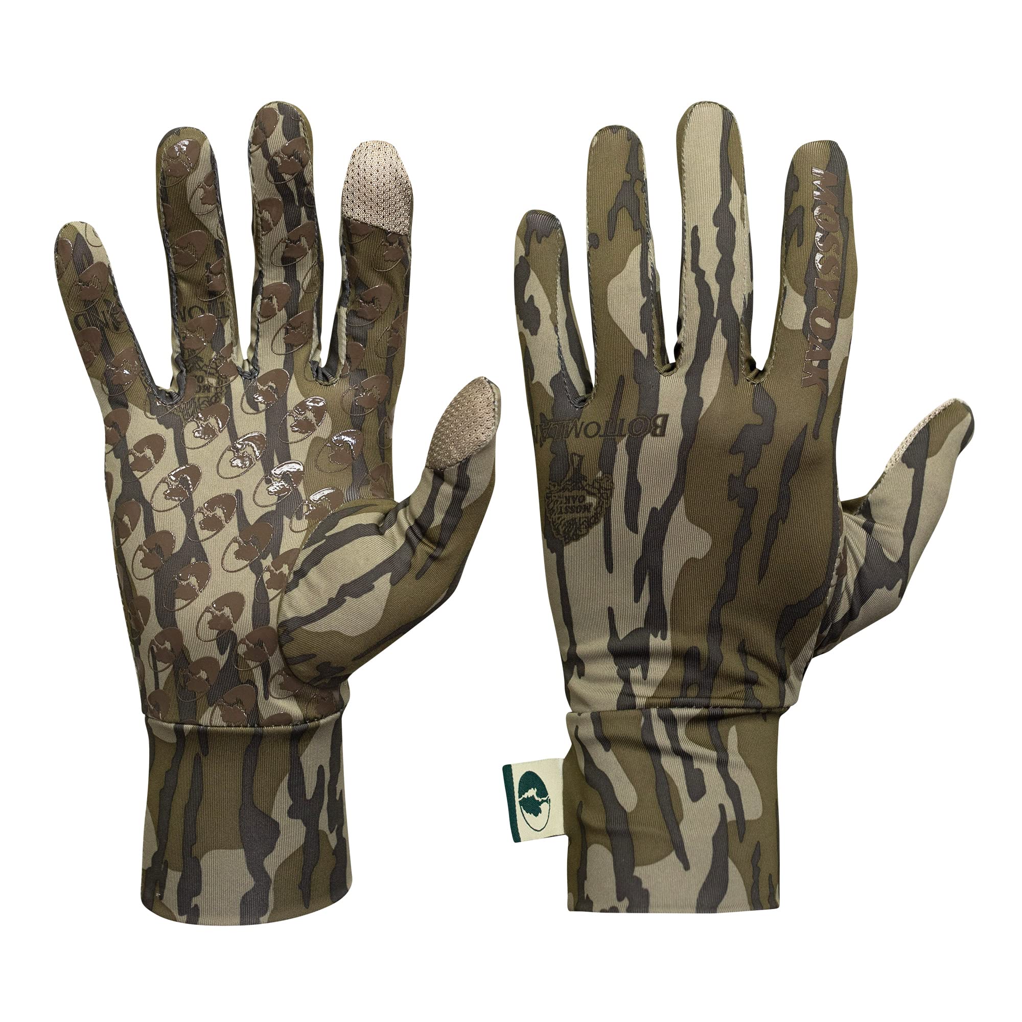 Mossy Oak Mens Lightweight Camo Hunting Gloves