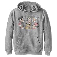 Disney Boys' Mickey and Friends Grid Hoodie