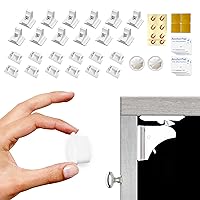 Eco Baby Magnetic Cabinet Locks for Babies - Magnetic Baby Proofing Cabinet Locks, Child Locks for Cabinets Drawers Doors for Back to School - Easy Installation No Tools Required (12 Pack and 2 Keys)
