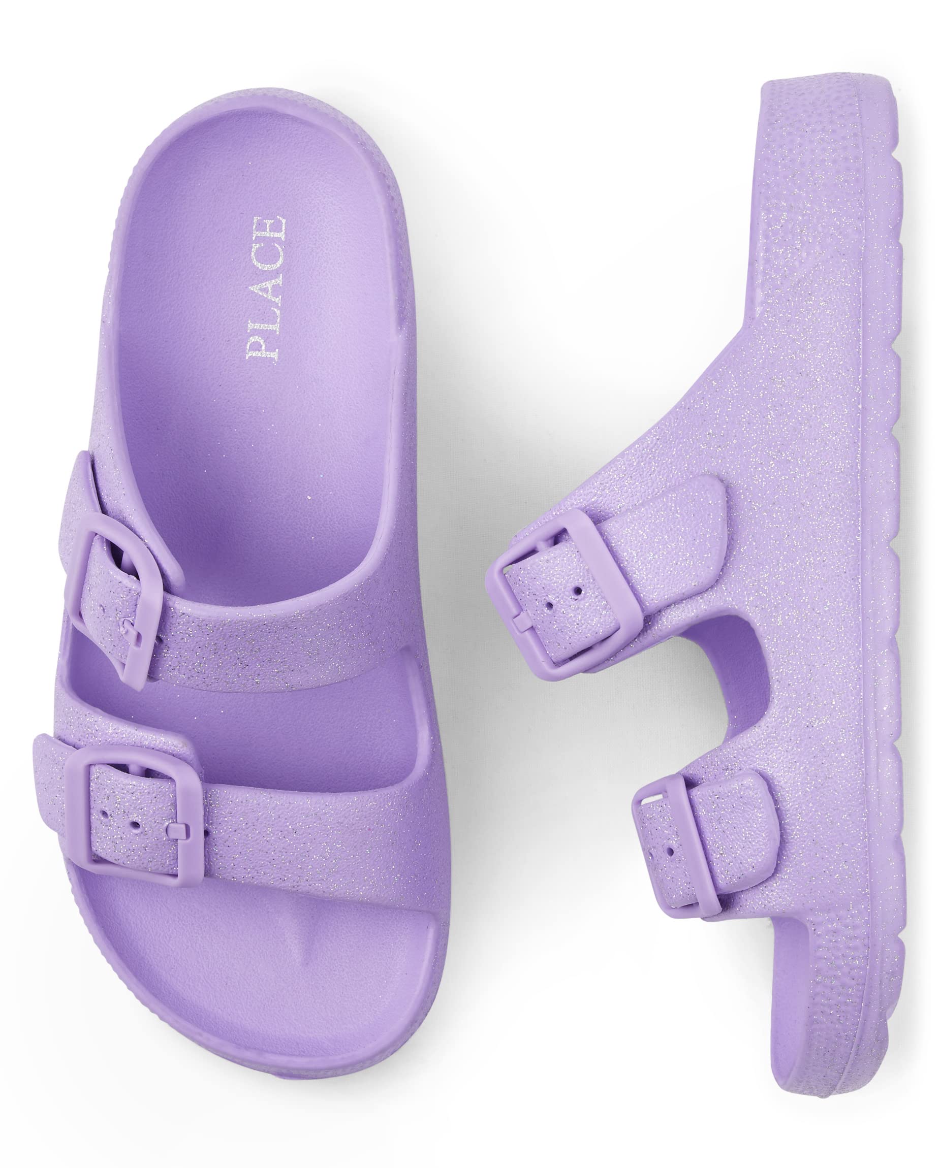 The Children's Place Unisex-Child Buckle Slides Sandal
