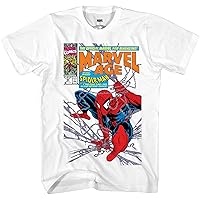 Marvel Spider-Man 90's Age Officially Licensed White Adult T Shirt