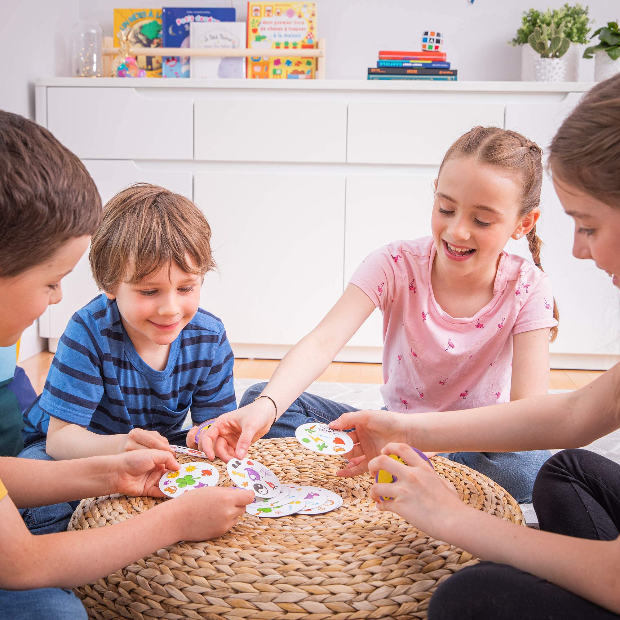 Spot It! Classic Card Game | Game for Kids | Age 6+ | 2 to 8 Players | Average Playtime 15 Minutes | Purple and Yellow Packaging | Made by Zygomatic