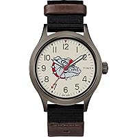 Timex Tribute Men's Collegiate Pride 40mm Watch - Gonzaga Bulldogs with Black Fastwrap Strap