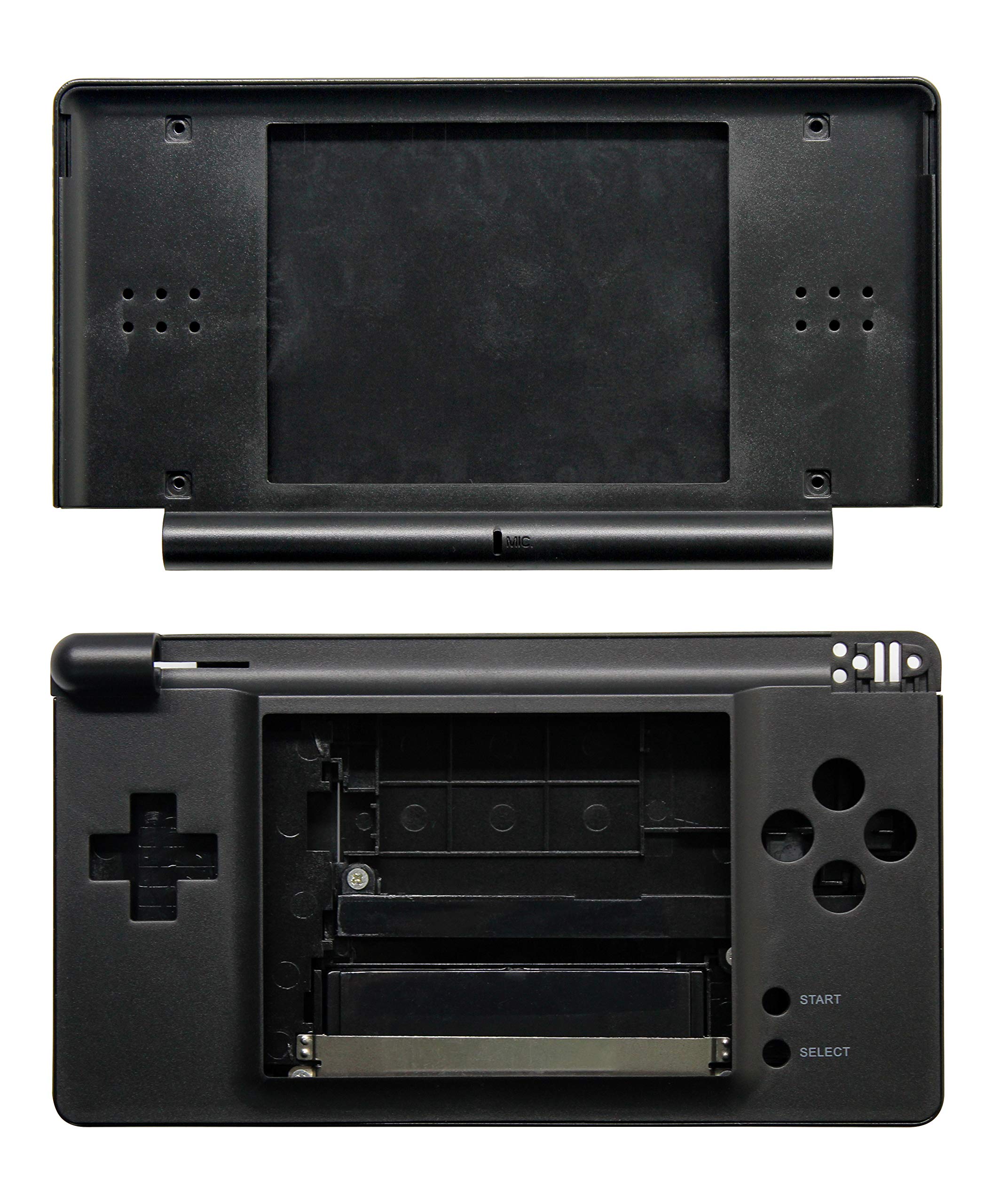 OSTENT Full Repair Parts Replacement Housing Shell Case Kit for Nintendo DS Lite NDSL Color Black