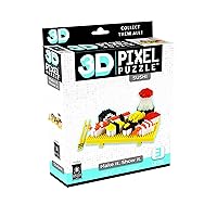 BePuzzled Deluxe 3D Pixel Puzzle - Sushi