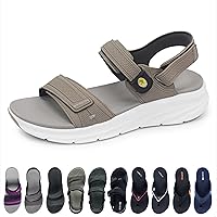 Gold Pigeon Shoes EVA Ultra Cushion Women Open Toe Sandal Comfort Anti-Slip Strap Sandal for Women Size 6-6.5 * 0755 Taupe -37