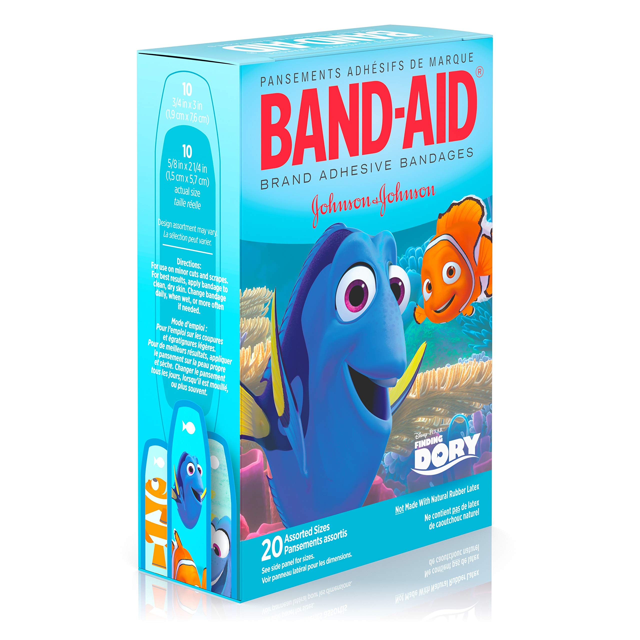 Band-Aid Adhesive Bandages, Disney's Finding Dory, 20 Count