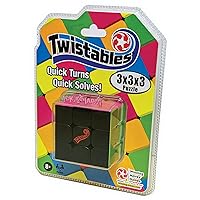 Twistables 3x3x3 Puzzle by Winning Moves Games USA, Silky Smooth Mechanical Twisty Puzzle for 1 Players, Ages 8+