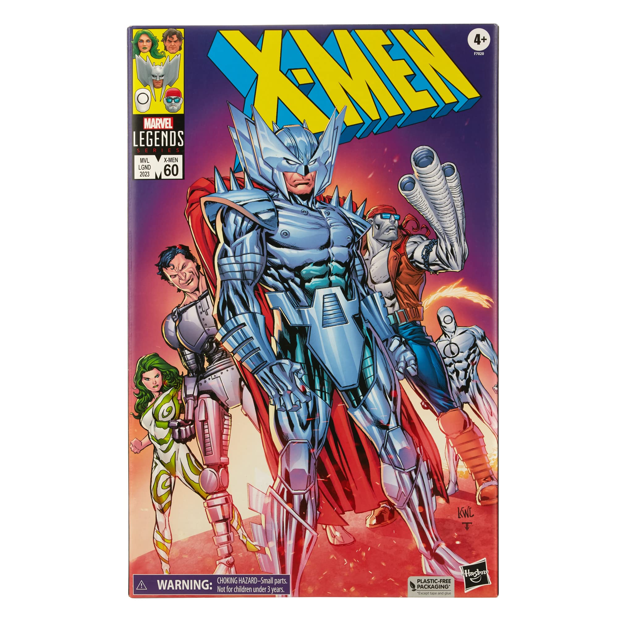 Hasbro Marvel Legends Series: X-Men Villains, 60th Anniversary Marvel Action Figure Set, 6 inch Action Figures,Multicolor