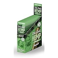 Natural Hemp Wraps, Non-GMO, 2 Wraps Per Pack, Pack of 25, Natural