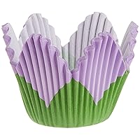 Wilton Lavender Petal Baking Cups, 24 Count