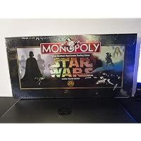 A total of 32 X-wing fighters and TIE fighters and a total of 12 Corellian freighters and Star Destroyers SEALED in factory bag + SEALED bag containing houses, hotels, one black and one white die - From the Parker Brothers 1997 STAR WARS MONOPOLY CLASSIC TRILOGY EDITION Board Game