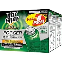 Fogger With Odor Neutralizer, Kills Roaches, Ants, Spiders & Fleas, Controls Heavy Infestations, 3 Count, 2 Ounce Pack of 2